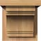 Ekena Millwork Pescadero Smooth Corbel w/Backplate, Western Red Cedar, 7 1/2"W x 8"D x 8"H COR08X08X08PEC01SWR - alternate 2